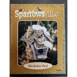 Lowell Davis Sparrowsville Christmas Ornament Ertl New in Box Bachelor Pad U10
